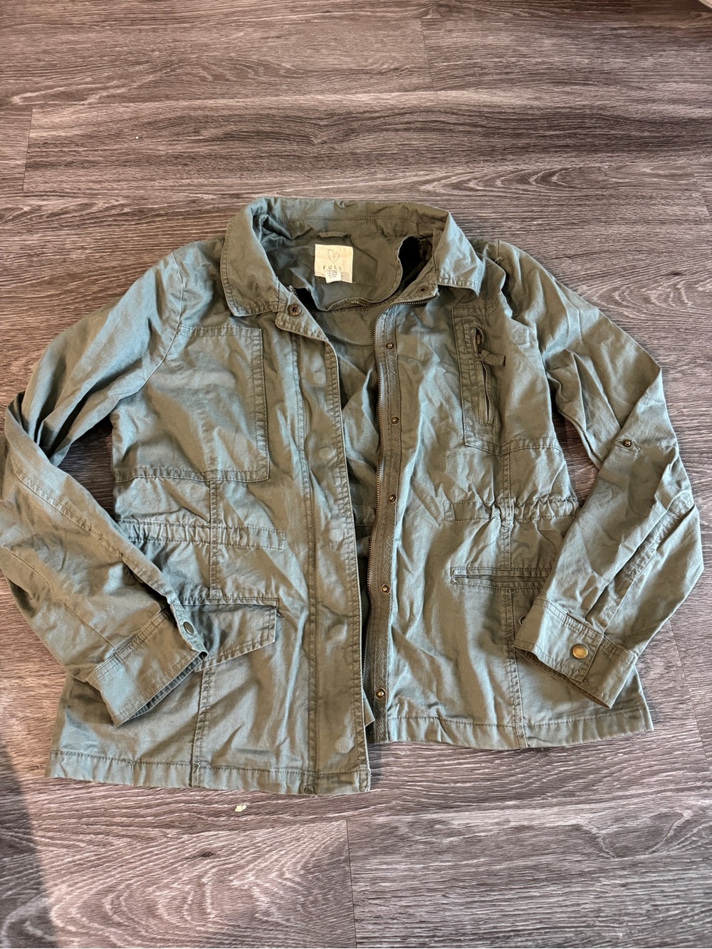 Full Tilt Army Green Utility Jacket